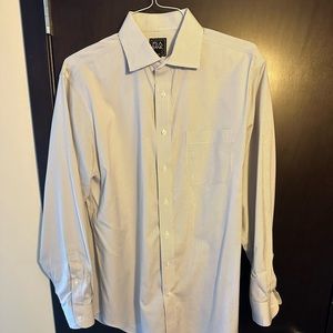 Grey Joseph A Banks Men’s Dress Shirt 16.5x35